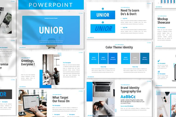 Unior - Brand Identity Powerpoint Template