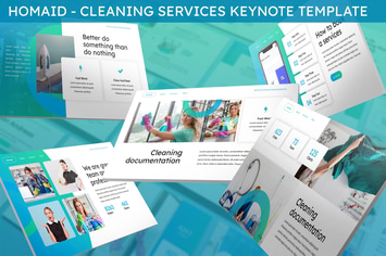 Homaid - Cleaning Services Keynote Template