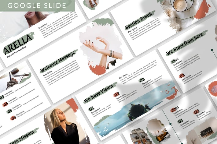 Arella - Brush Google Slide Template