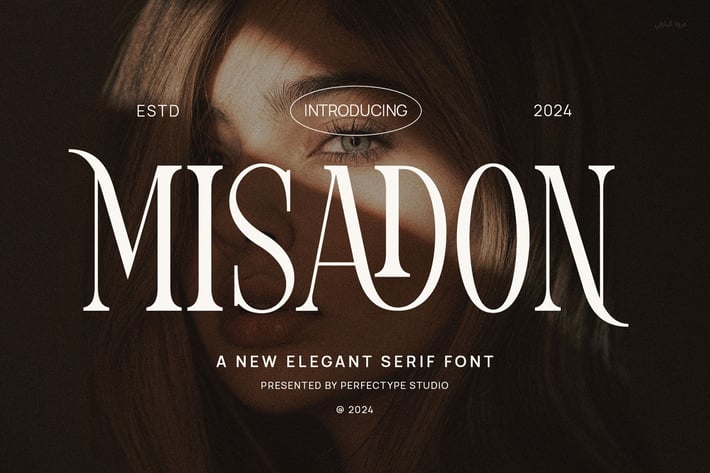 Misadon Elegant Ligature Serif Font Typeface