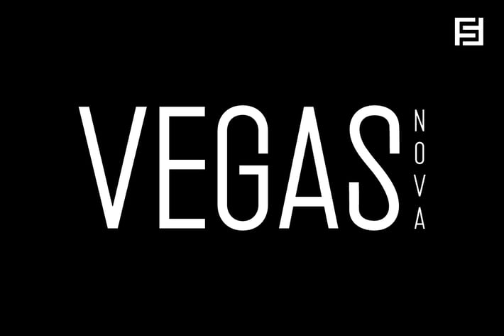Vegas Nova - Unique & Modern Display Typeface