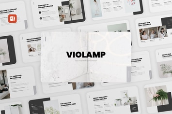 Violamp - Clean Minimal PowerPoint Template