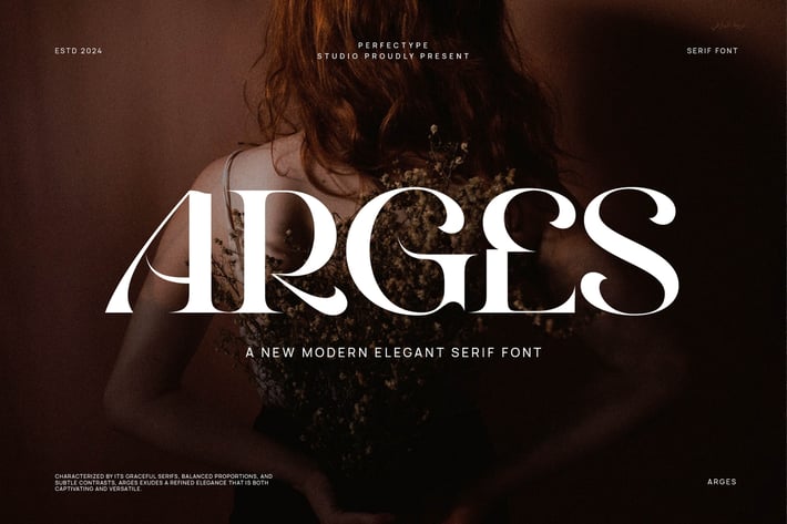 Arges Unique Serif Font Typeface