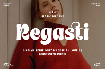 Regasti Vintage Display Font