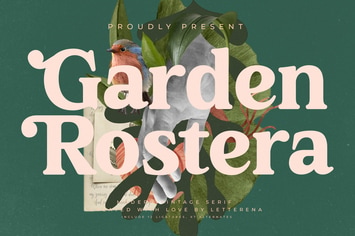 Garden Rostera Modern Vintage Serif