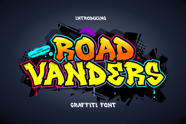 Road Vanders - Modern Graffiti Font