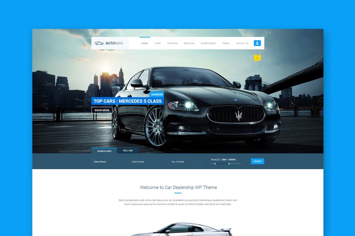 Automan - Advanced Car Dealer PSD Template