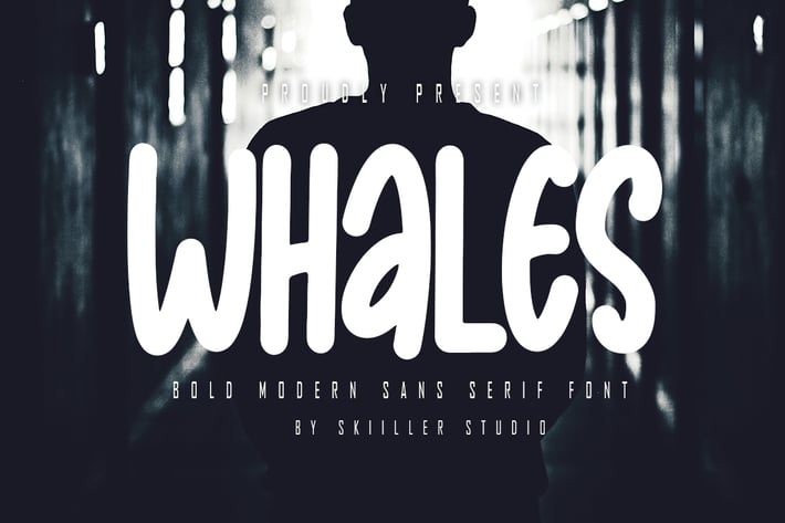 Whales - Bold Modern Sans Serif