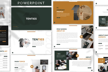 Tenties - Creative Startup Powerpoint Template