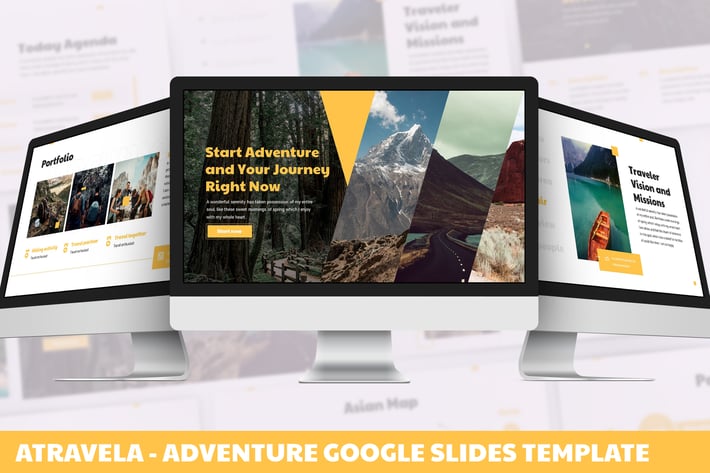 Atravela - Adventure Google Slides Template