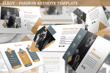 Elegy - Fashion Keynote Template