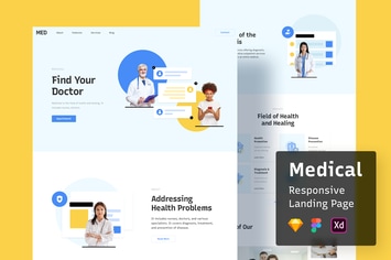 Medical Responsive Landing Page