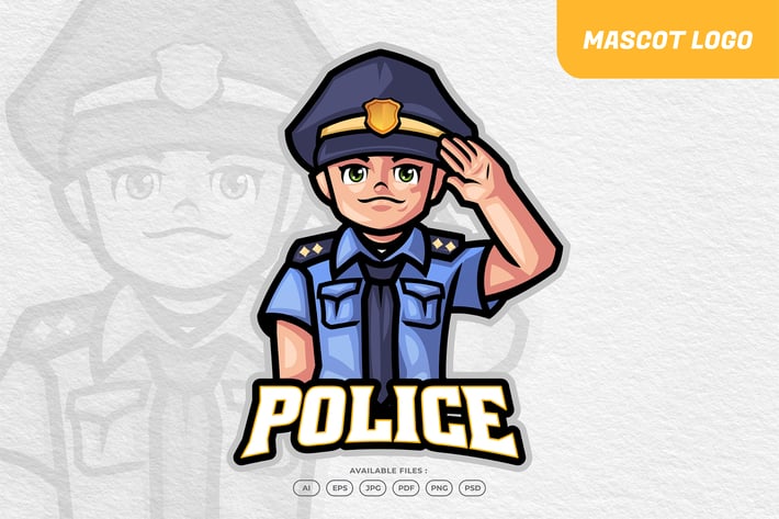 Police Kid Logo