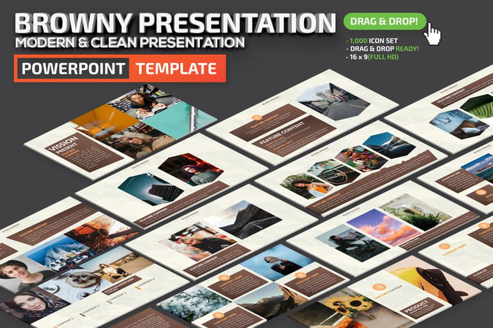 Browny Powerpoint Presentation Template
