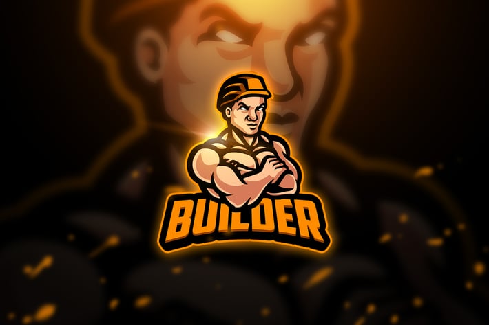 Builder  3 - Mascot & Esport Logo