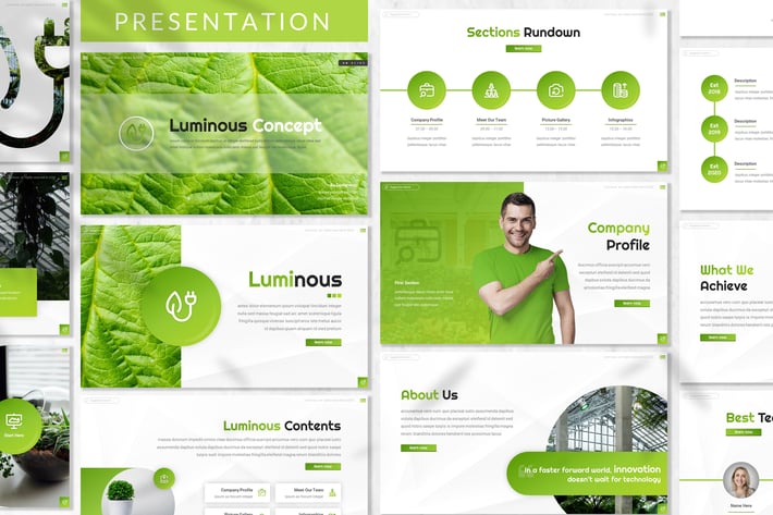 Luminous - Green Energy Prensentation Template