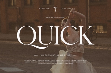 Quick Elegant Serif Font Typeface