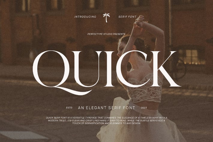 Quick Elegant Serif Font Typeface