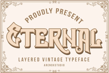 Eternal Layer Vintagge Typeface