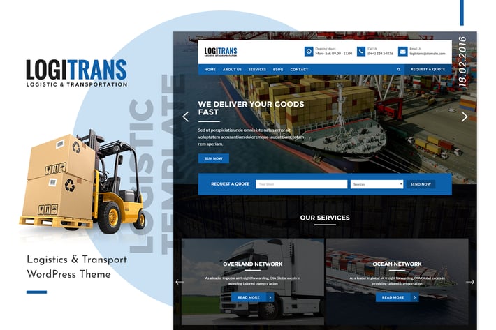 LogiTrans | Logistic and Transportation HTML
