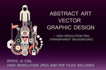 Abstract Art vector composition