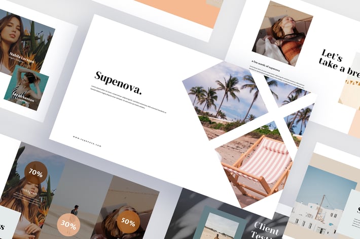 Supenova. - Minimalis Powerpoint Template