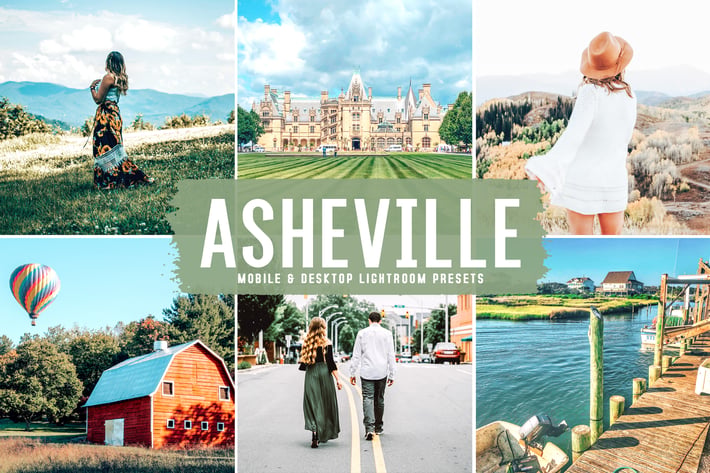 Asheville Mobile & Desktop Lightroom Presets