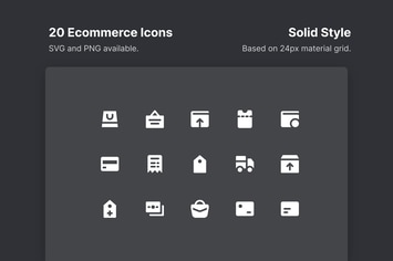 Ecommerce Icons - Solid Style