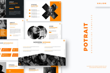 Potrait - Google Slides Template