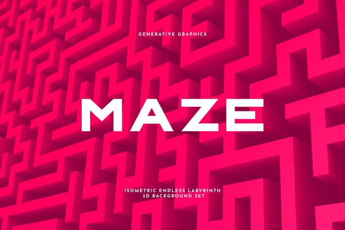 Endless Maze 3D Background Set