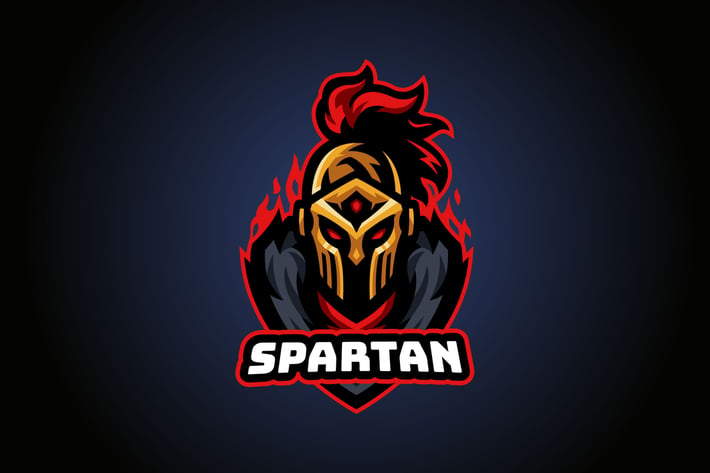 Spartan Mascot Logo