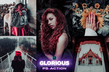 GLORIOUS Photoshop Action