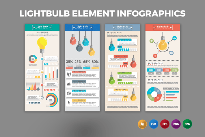 Lighbulb Element – Infographics Design