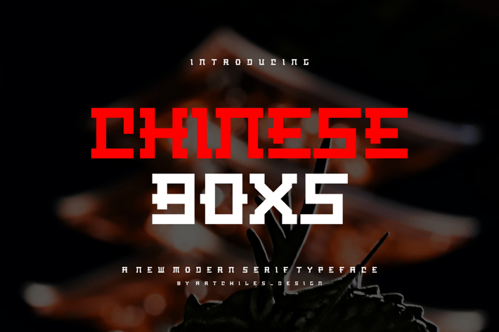 Chinese Boxs - Font