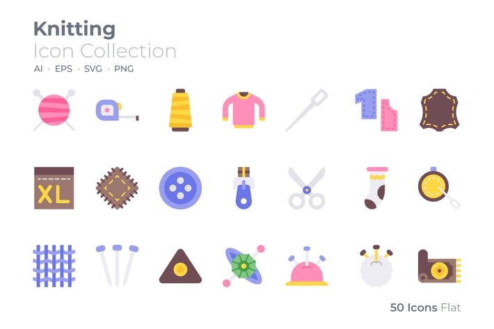 Knitting Color Icon