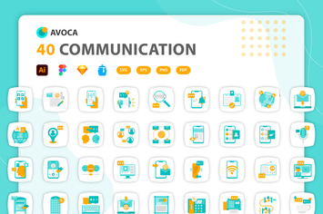 Avoca - Communication Icons
