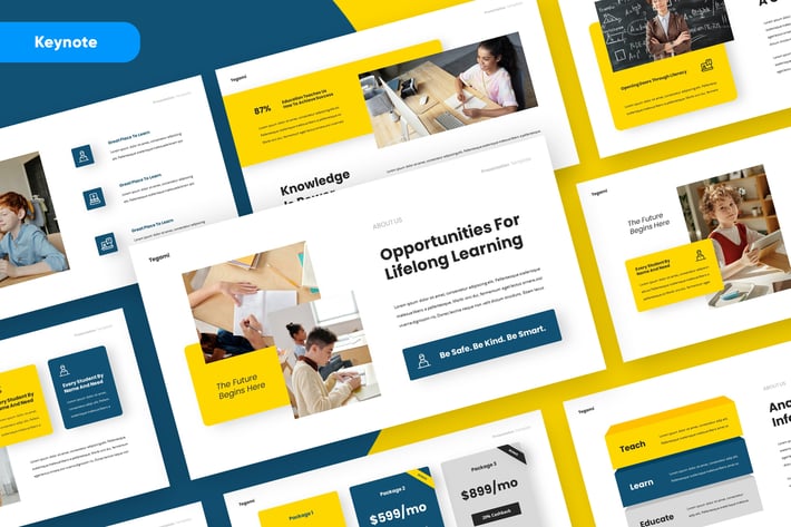 TEGAMI - Education Keynote Template