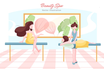 Beauty Spa Vector Illustration