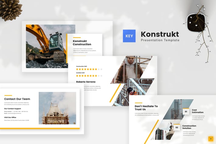 Konstrukt - Construction Keynote Template