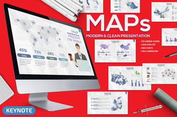 Map Keynote template