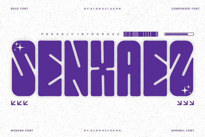 Senxaez - Bold Condensed Font