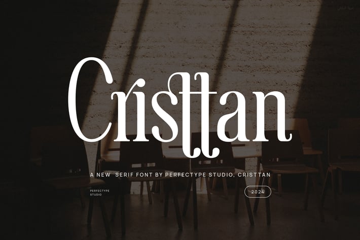 Cristtan Elegant Serif Font Typeface