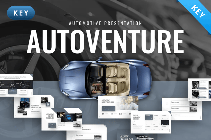 Autoventure Automotive Keynote Template