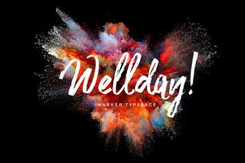Wellday Brush Font