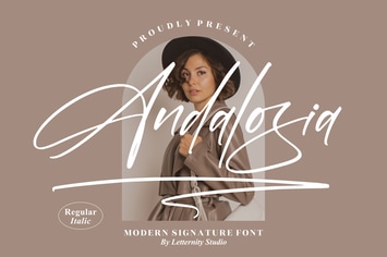 Andalosia Modern Signature Font