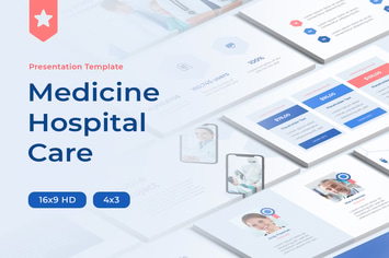 Medicine Hospital Care PowerPoint Template