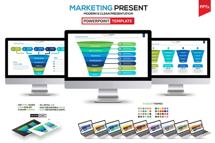 Marketing & Funnel Powerpoint