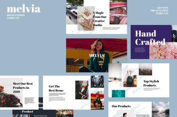 MELVIA - Creative Portfolio Keynote Template