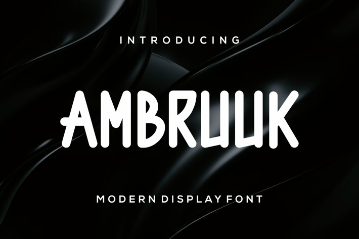 Ambruuk Font