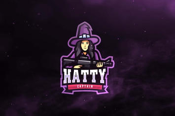 Hatty Captain Sport and Esports Logos